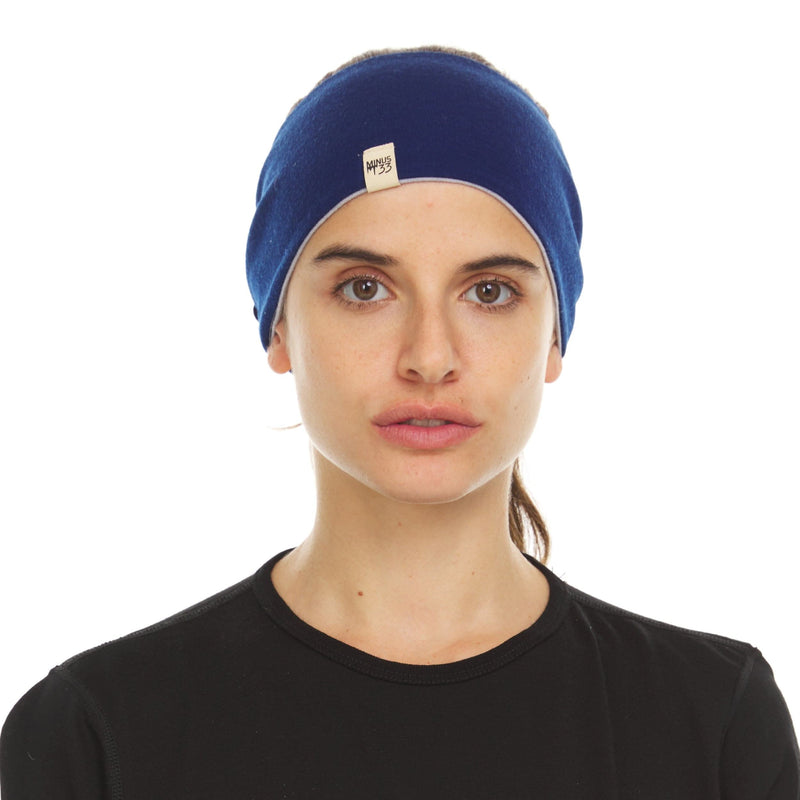 Load image into Gallery viewer, Midweight Reversible Wool Headband  - 100% Merino Wool
