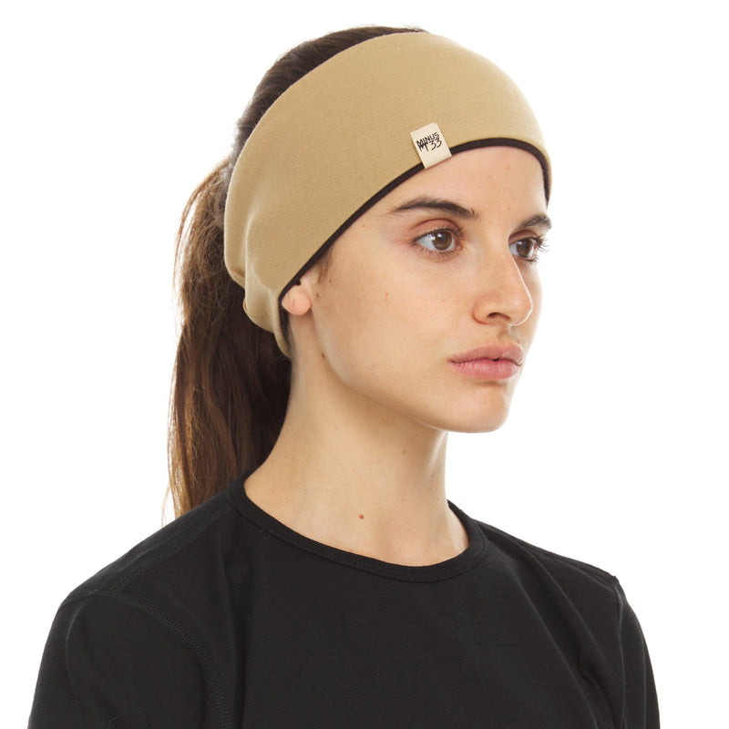 Load image into Gallery viewer, Midweight Reversible Wool Headband  - 100% Merino Wool
