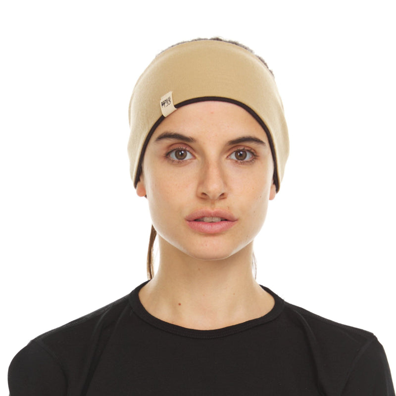 Load image into Gallery viewer, Midweight Reversible Wool Headband  - 100% Merino Wool
