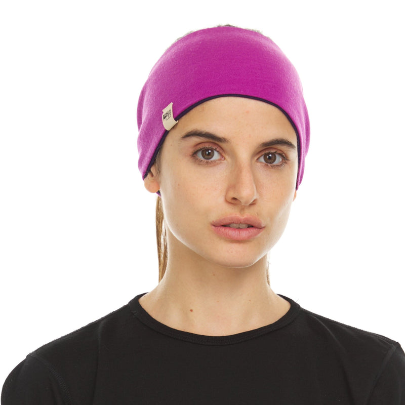 Load image into Gallery viewer, Midweight Reversible Wool Headband  - 100% Merino Wool
