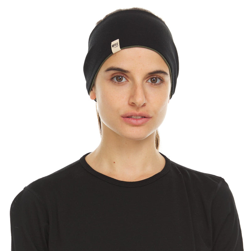 Load image into Gallery viewer, Midweight Reversible Wool Headband  - 100% Merino Wool
