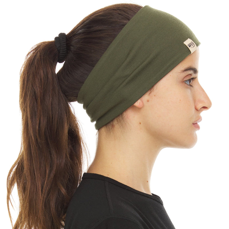 Load image into Gallery viewer, Midweight Reversible Wool Headband  - 100% Merino Wool
