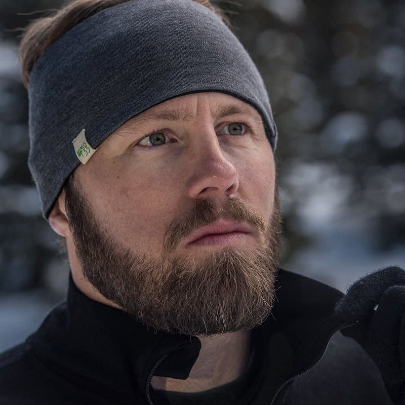 Load image into Gallery viewer, Midweight Reversible Wool Headband  - 100% Merino Wool
