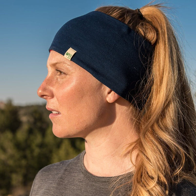 Load image into Gallery viewer, Midweight Reversible Wool Headband  - 100% Merino Wool
