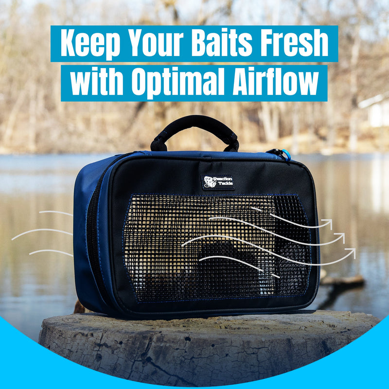 Load image into Gallery viewer, Reaction Tackle Breathable Mesh Bait Binder and Tackle Storage

