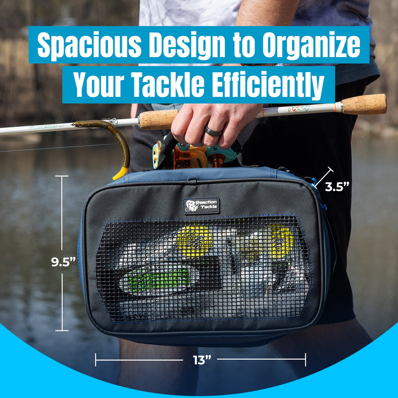 Load image into Gallery viewer, Reaction Tackle Breathable Mesh Bait Binder and Tackle Storage

