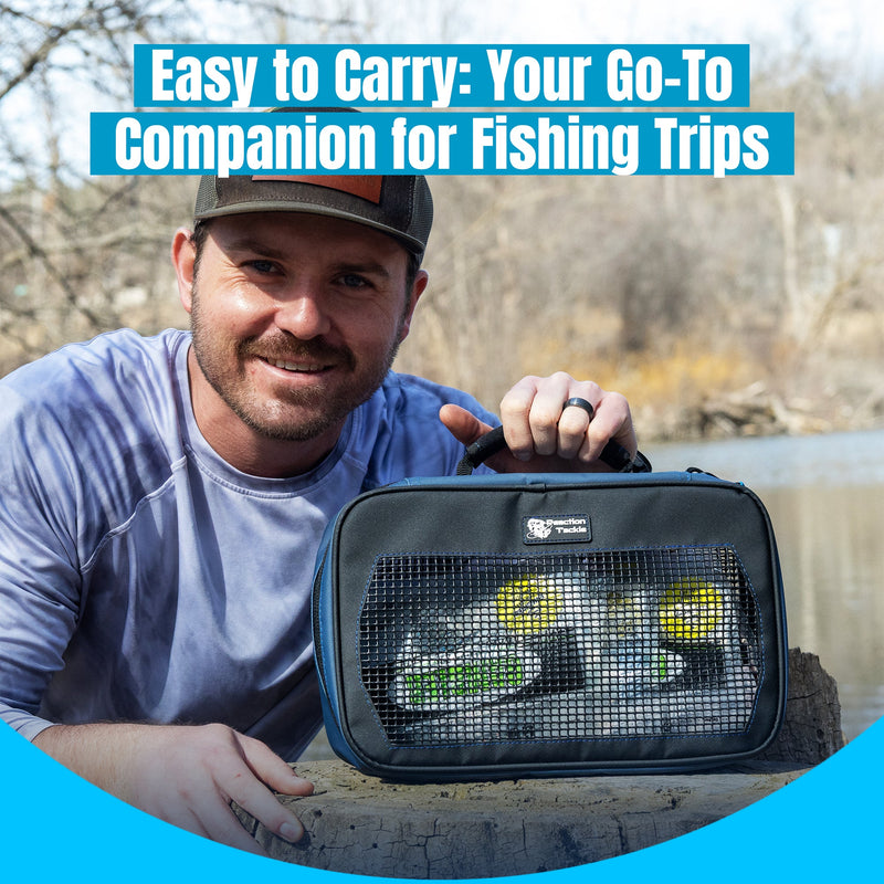 Load image into Gallery viewer, Reaction Tackle Breathable Mesh Bait Binder and Tackle Storage
