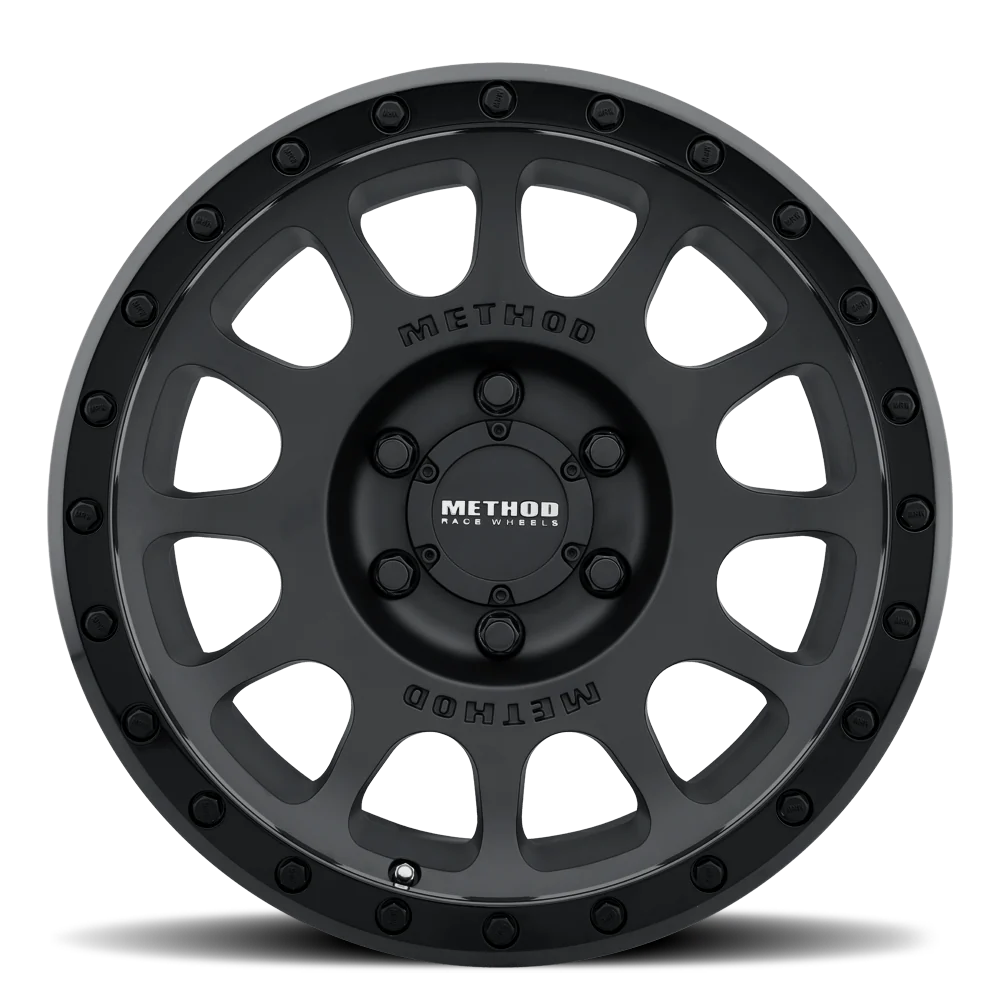 Method MR305 NV 17x8.5 +25mm Offset 6x5.5 108mm CB Double Black Wheel
