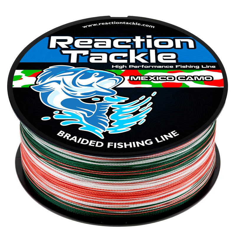 Load image into Gallery viewer, Reaction Tackle Braided Fishing Line - Mexico Camo
