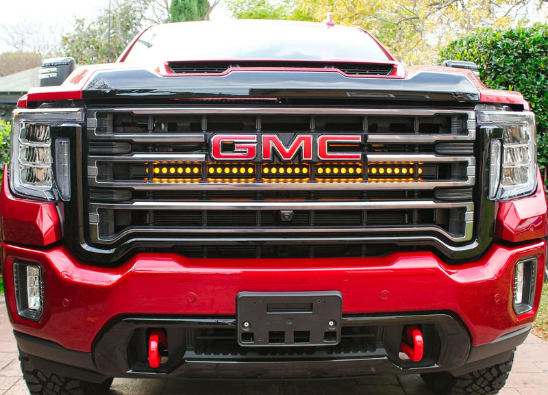 Load image into Gallery viewer, 2020+ GMC Sierra 2500/3500HD Single 40in Light Bar
