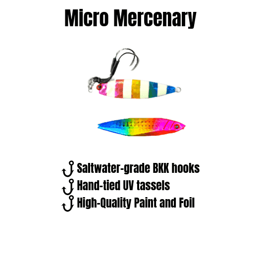 Load image into Gallery viewer, Mercenary Micro Slow Pitch Jig – 4-Pack – 10g &amp; 15g
