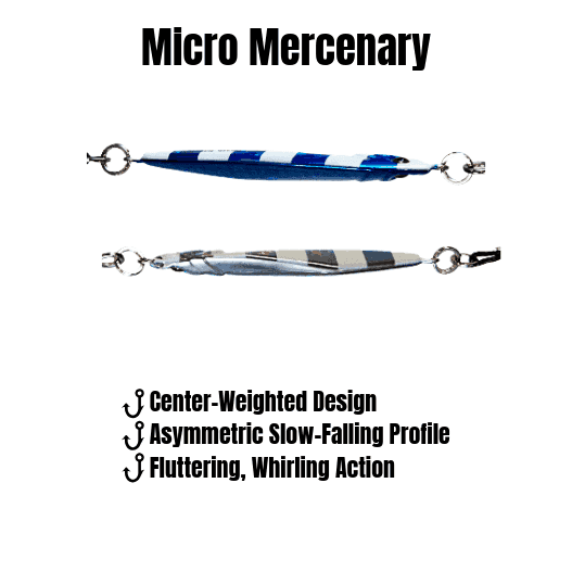 Load image into Gallery viewer, Sumo &amp; Mercenary Micro Slow Pitch Jig – 4-Pack – 10g &amp; 15g
