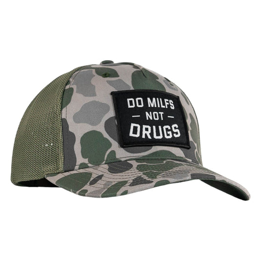 Do Milfs. Not Drugs. Patch Snapback HAT