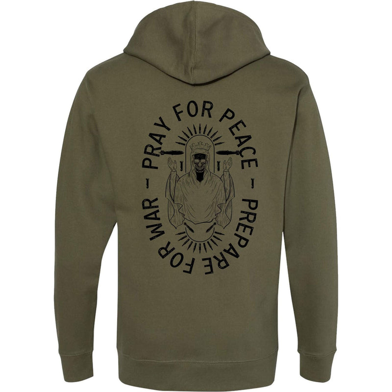 Load image into Gallery viewer, Pray For Peace. Prepare For War. Hoodie
