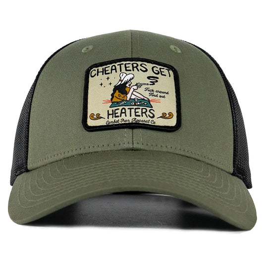 Cheaters Get Heaters Western Cowboy Patch SnapBack