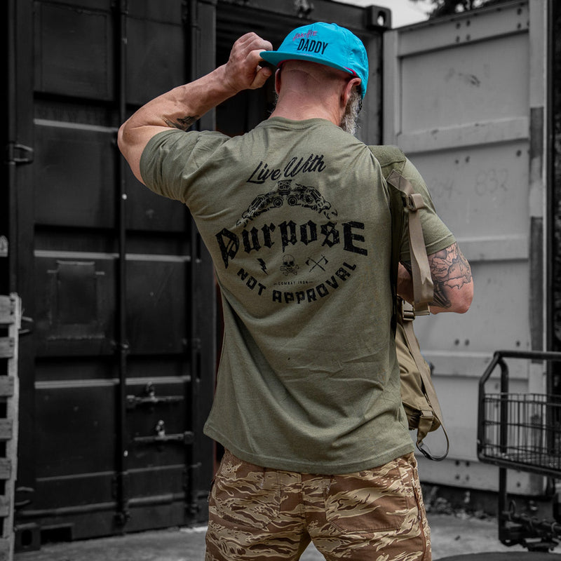 Load image into Gallery viewer, Live With Purpose. Not Approval Men's T-Shirt
