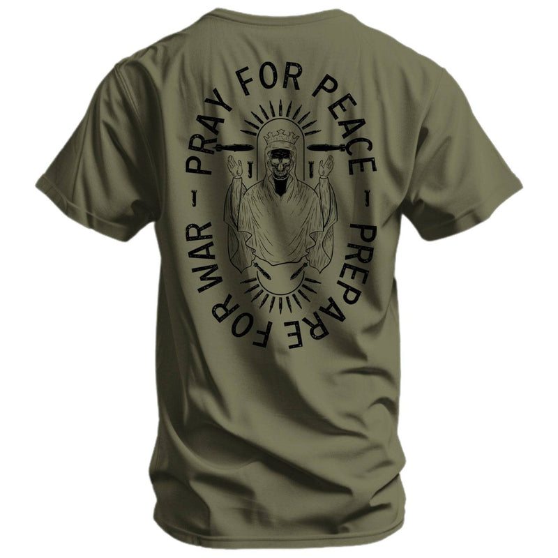 Load image into Gallery viewer, Pray For Peace. Prepare For War. Men&#39;s T-Shirt
