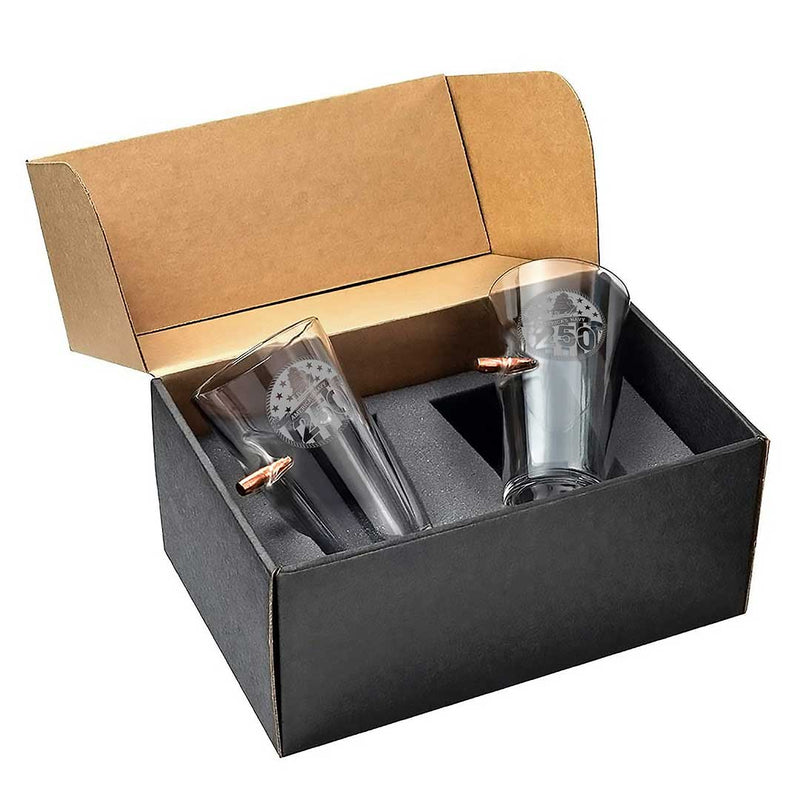 Load image into Gallery viewer, Military 250th Anniversary Glasses
