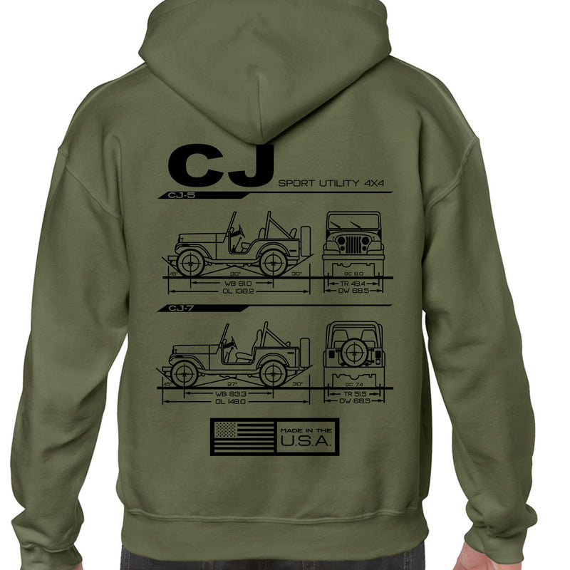 Load image into Gallery viewer, CJ Blueprint Pullover Hoodie

