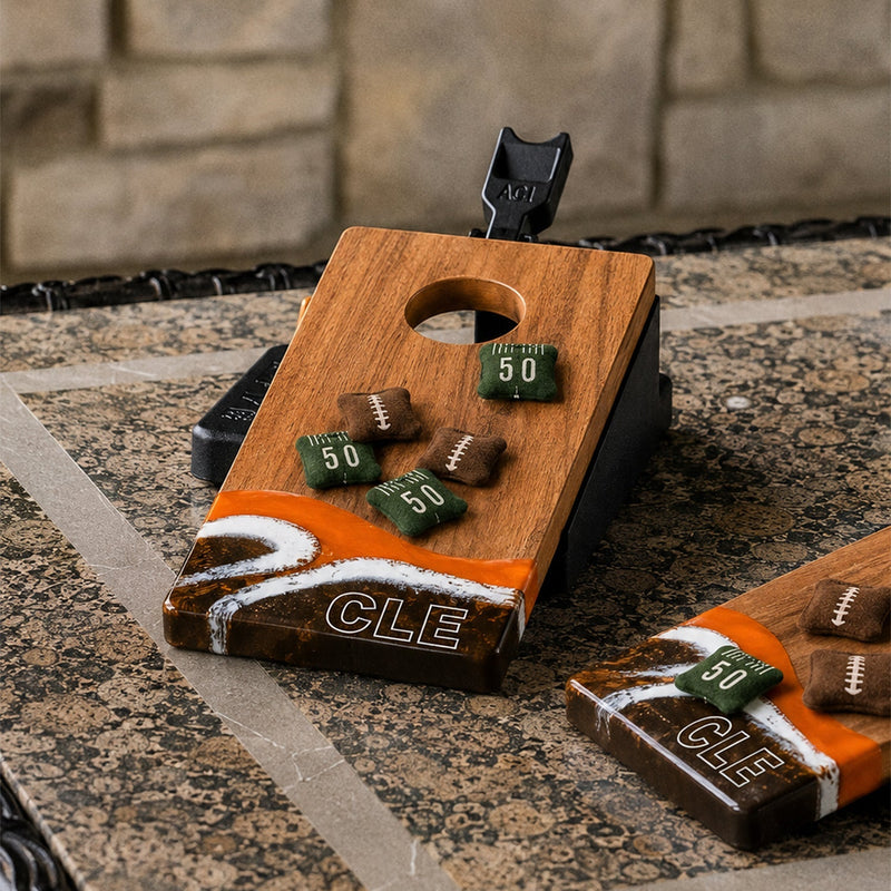 Load image into Gallery viewer, Mini Tabletop Resin Cornhole Set | Gameday Collection
