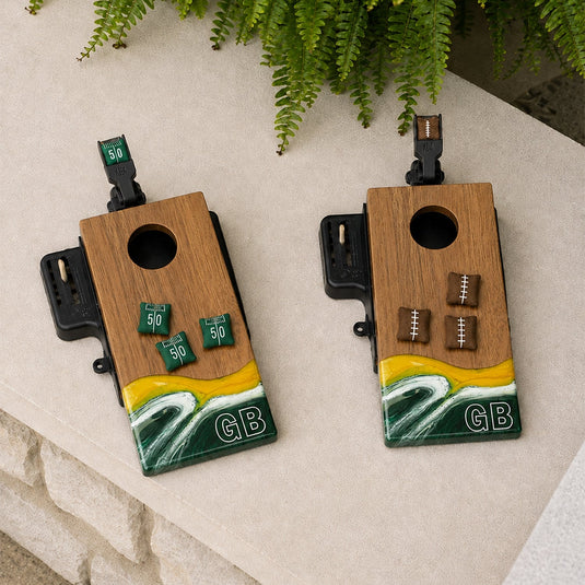 Mini Tabletop Resin Cornhole Set | Gameday Collection