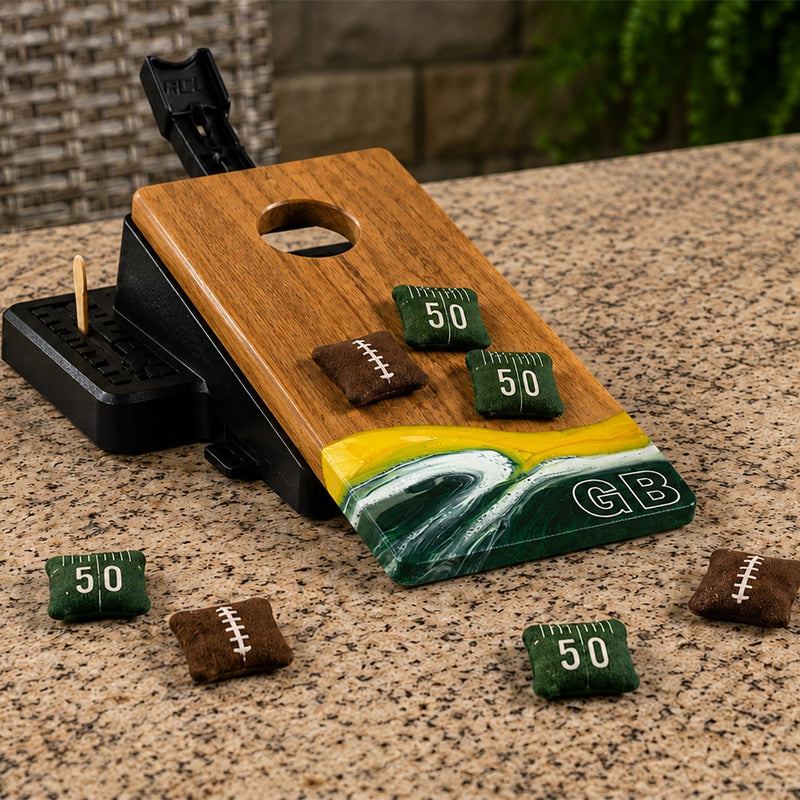 Load image into Gallery viewer, Mini Tabletop Resin Cornhole Set | Gameday Collection
