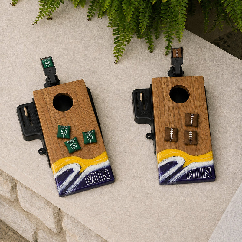 Load image into Gallery viewer, Mini Tabletop Resin Cornhole Set | Gameday Collection
