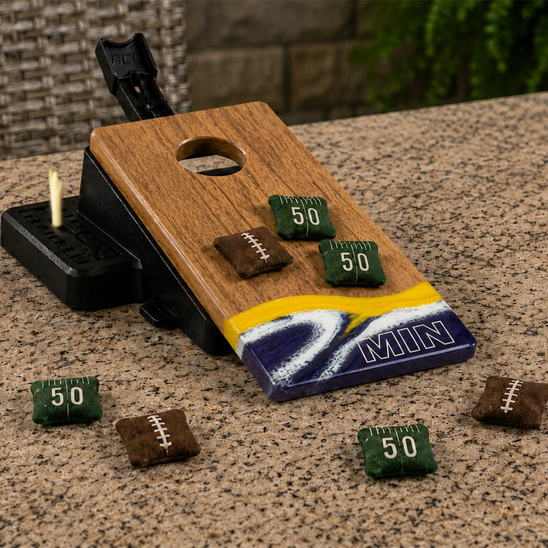 Load image into Gallery viewer, Mini Tabletop Resin Cornhole Set | Gameday Collection
