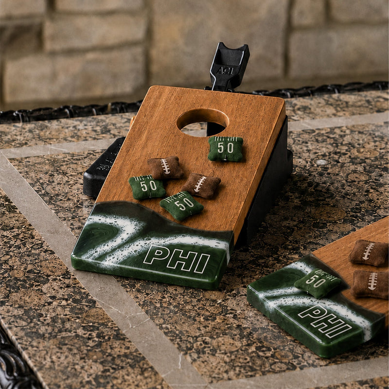 Load image into Gallery viewer, Mini Tabletop Resin Cornhole Set | Gameday Collection
