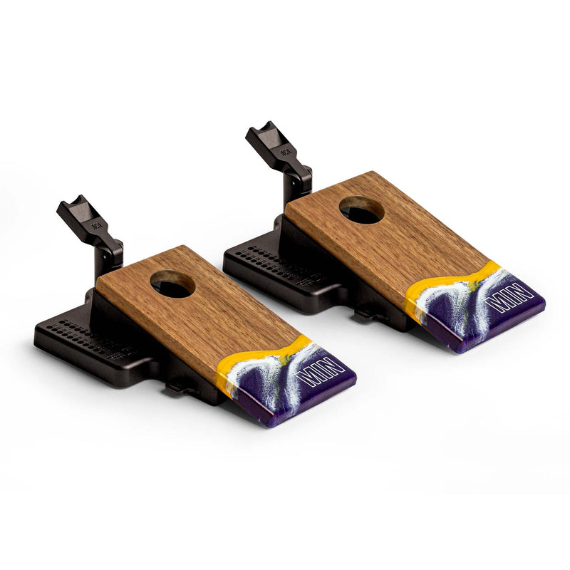 Load image into Gallery viewer, Mini Tabletop Resin Cornhole Set | Gameday Collection
