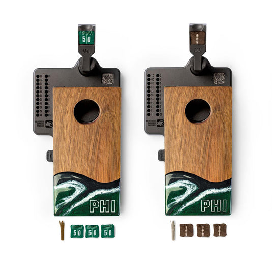 Mini Tabletop Resin Cornhole Set | Gameday Collection