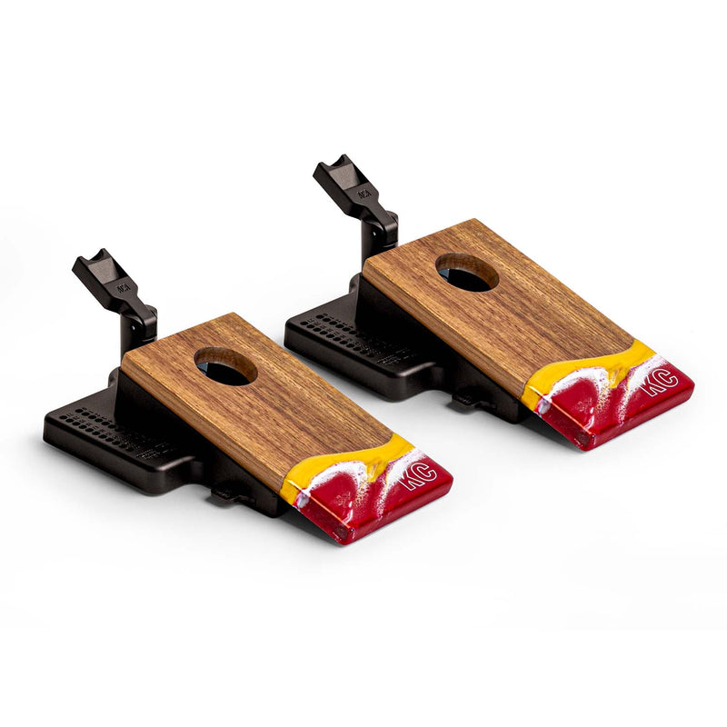 Load image into Gallery viewer, Mini Tabletop Resin Cornhole Set | Gameday Collection

