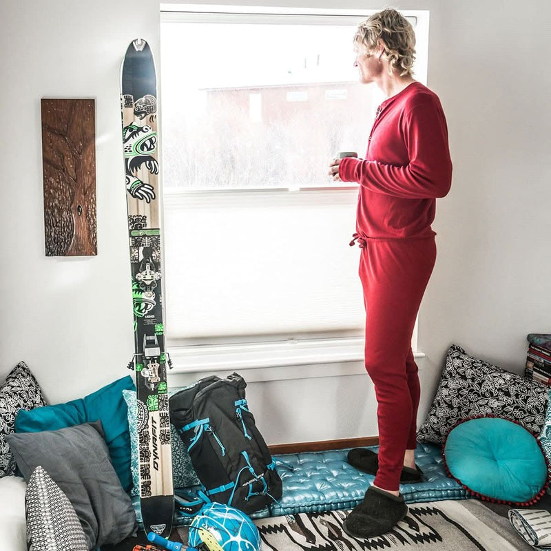 Load image into Gallery viewer, Midweight Wool Union Suit - 100% Merino Wool
