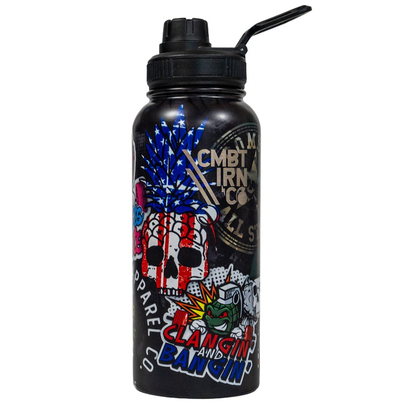 Load image into Gallery viewer, 32oz Metal Hydration Bottle V2 | 24hr Insulated + Drink Port
