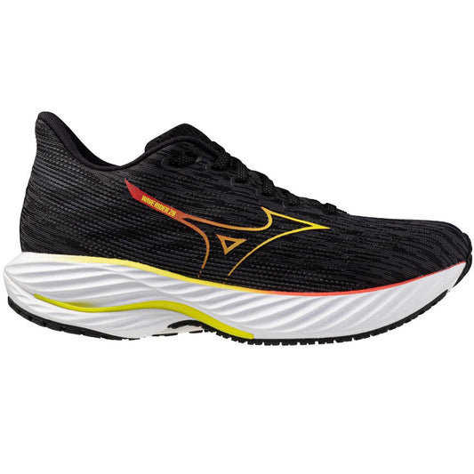 Women's Mizuno Wave Rider 28, Black/Evening Primrose, 6 B Medium - Skoutley Outdoors LLC