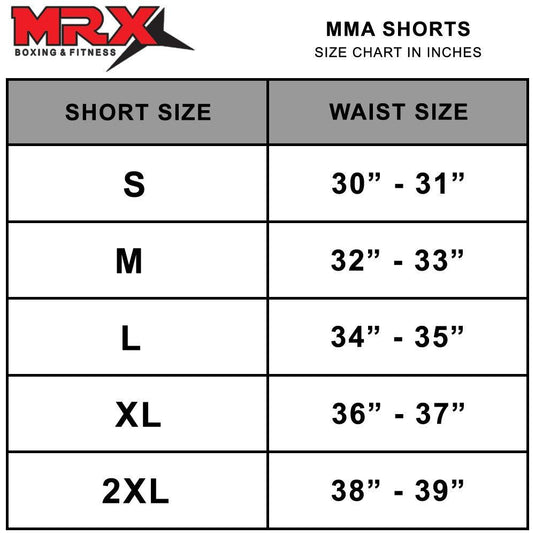 MRX Men's Mma Shorts Grappling Fighting Short 1103
