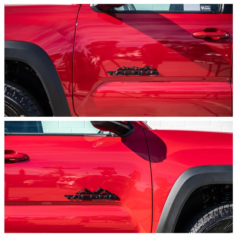 Load image into Gallery viewer, Toyota Tacoma Badge Mountain Range Magnet (2016+)
