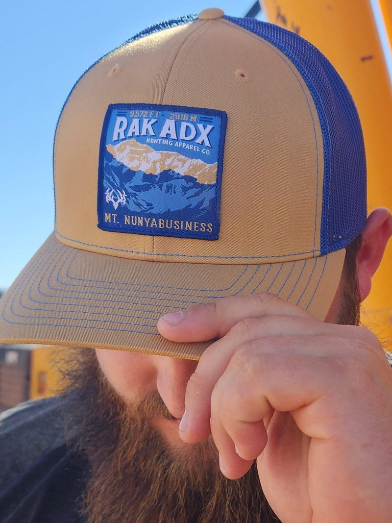 Load image into Gallery viewer, Mt. NunyaBusiness Patch Trucker Hat
