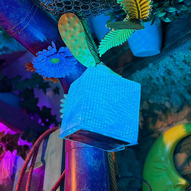 Load image into Gallery viewer, SolarPuff™️ Merlin – Color Light Therapy Lamp for Mood Enhancement, Stress Relief, and Circadian Rhythm Support

