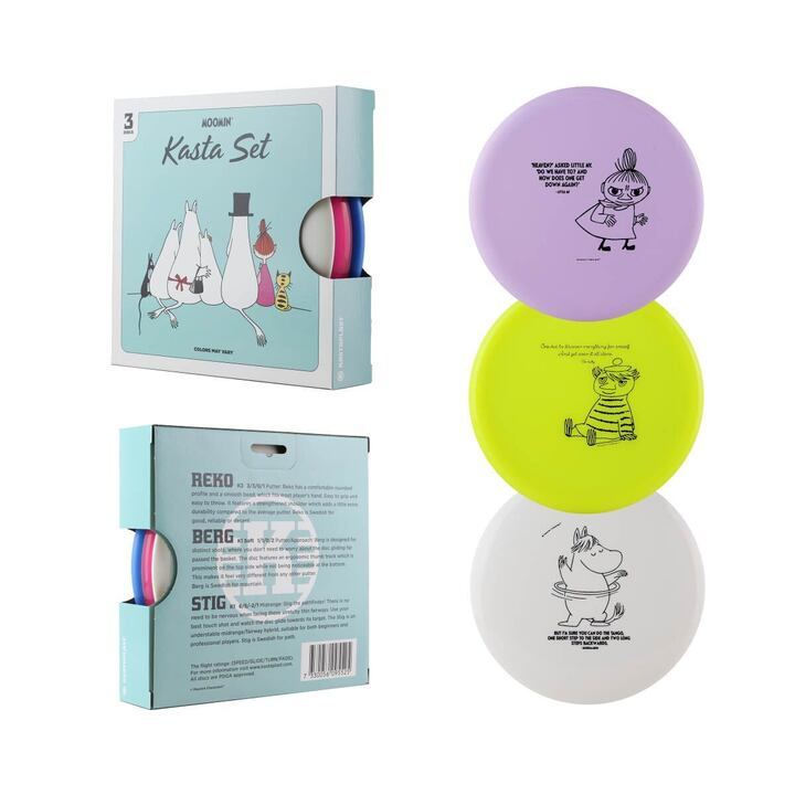 Load image into Gallery viewer, Kasta Set Moomin - 3 Disc (Berg, Stig, Reko) Starter Set
