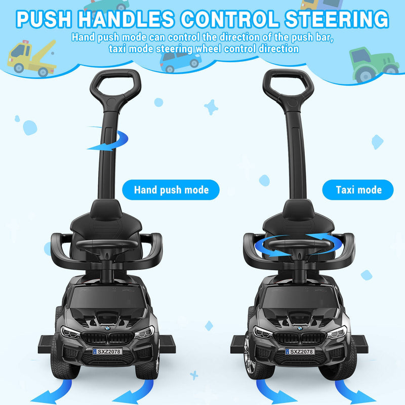 Load image into Gallery viewer, Music-Infused Ride-On Car with Safety Bar for Toddlers and Kids
