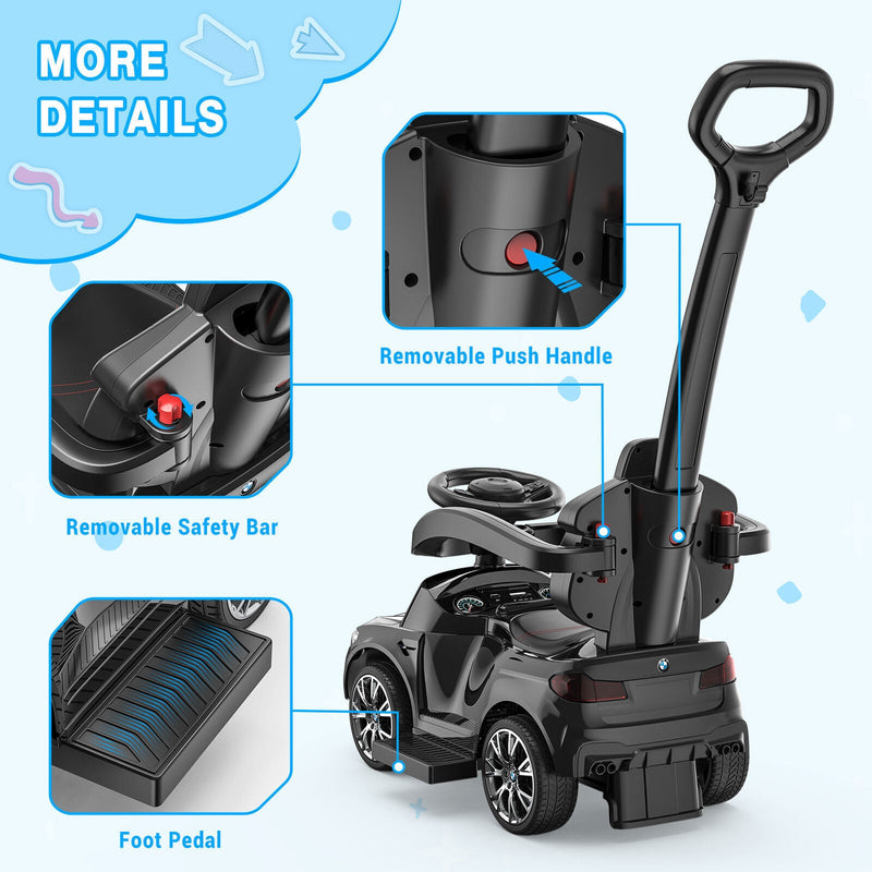 Load image into Gallery viewer, Music-Infused Ride-On Car with Safety Bar for Toddlers and Kids
