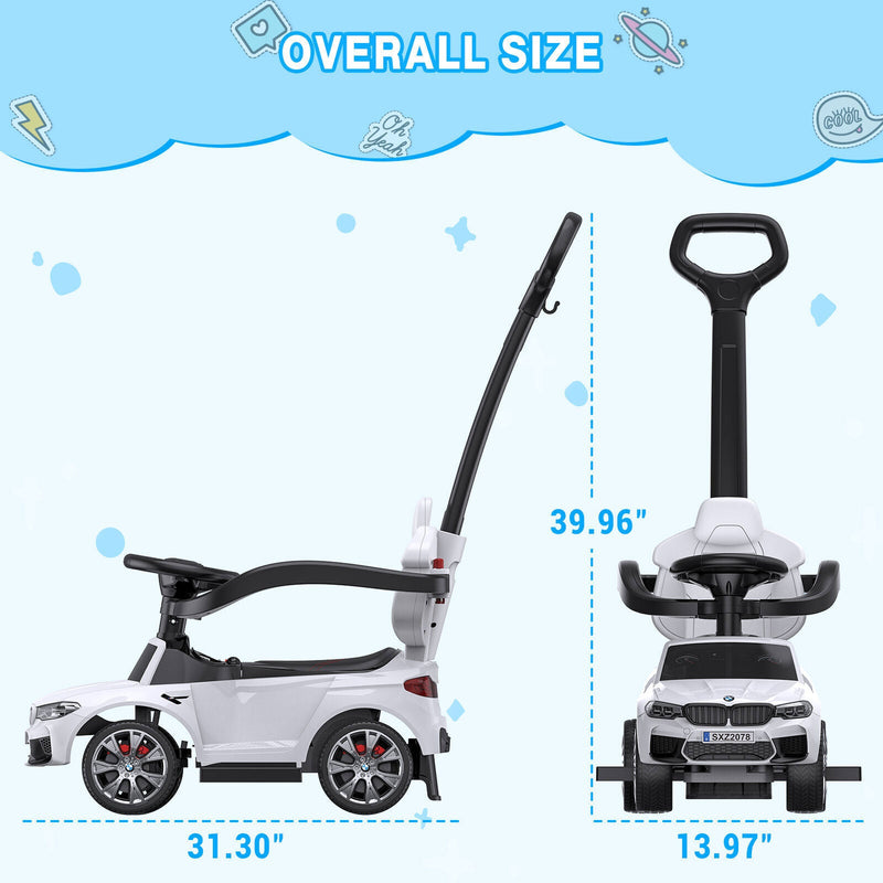 Load image into Gallery viewer, Music-Infused Ride-On Car with Safety Bar for Toddlers and Kids
