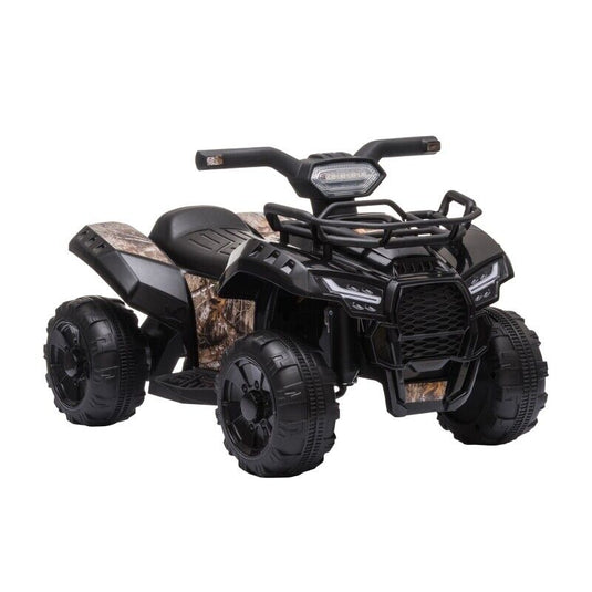 Music-Powered Black ATV for Kids Ages 18-36 Months