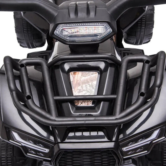 Music-Powered Black ATV for Kids Ages 18-36 Months