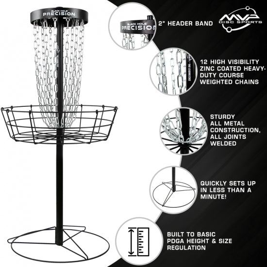 Load image into Gallery viewer, MVP Black Hole Precision Basket- Drop Ship
