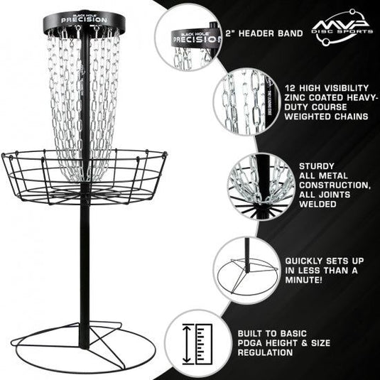 MVP Black Hole Precision Basket- Drop Ship
