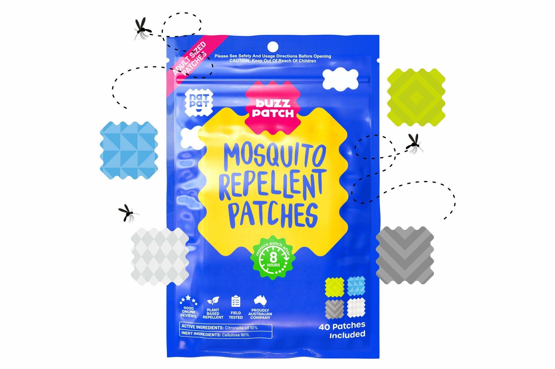 Mosquito Patches for Adults - Skoutley Outdoors LLC