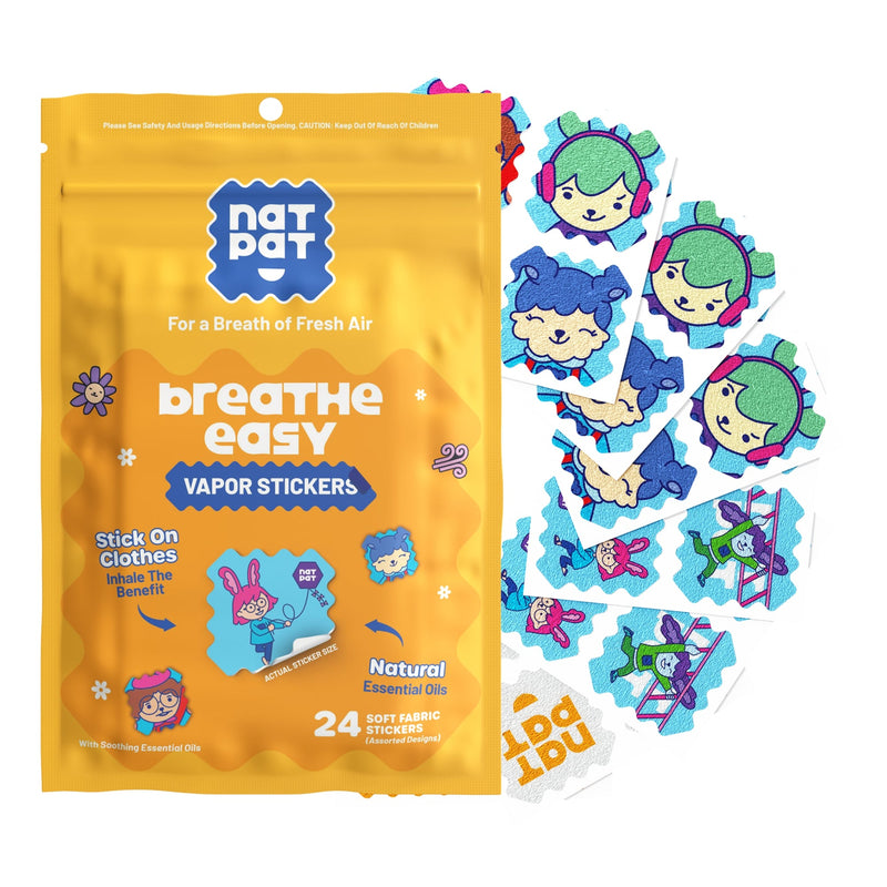 Load image into Gallery viewer, StuffyPatch - Breath Easy Stickers
