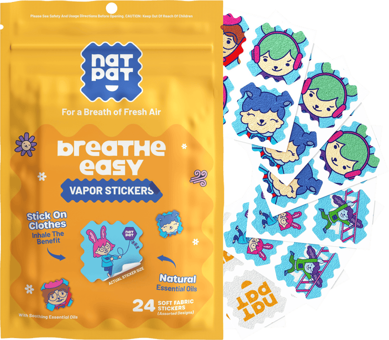 Load image into Gallery viewer, StuffyPatch - Breath Easy Stickers
